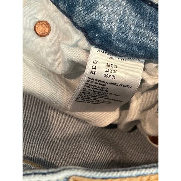 American Eagle Original Bootcut Jeans Mens 36x34 - Picture 5 of 6